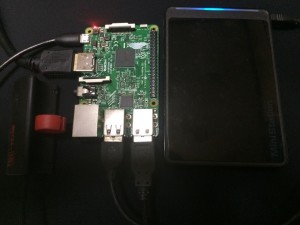 Raspberry Pi 3 Model B　HDD
