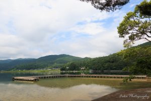 木崎湖キャンプ場　いちご桟橋