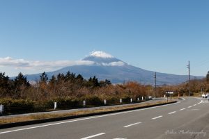箱根スカイライン料金所から見た富士山