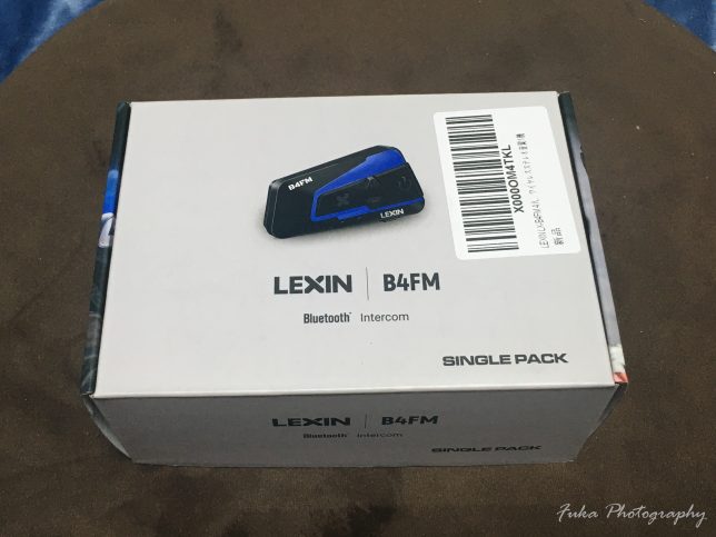 LEXIN バイク インカム 「LX-B4FM SINGLE PACK」 パッケージ