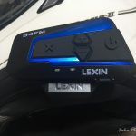LEXIN バイク インカム 「LX-B4FM SINGLE PACK」 装着