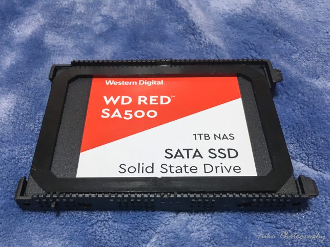 WD Red SSD 1TB WDS100T1R0Aにラバーマウンターを取り付け
