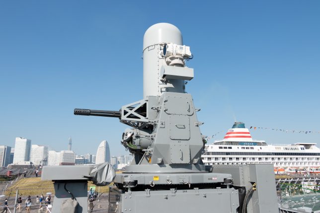 令和４年度国際観艦式 フリートウィーク 横浜港大さん橋 護衛艦「いずも」 CIWS