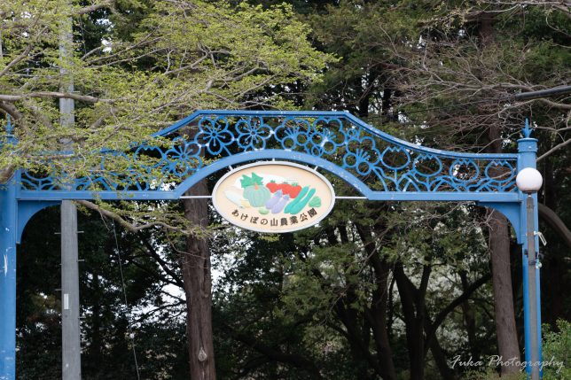 あけぼの山農業公園入口