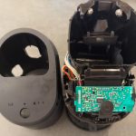 Braun シェーバー洗浄器 Type:54301 の上部分を外したところ