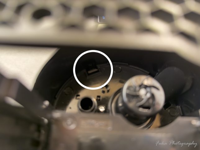 Braun シェーバー洗浄器 Type:54301 を下から見たところ