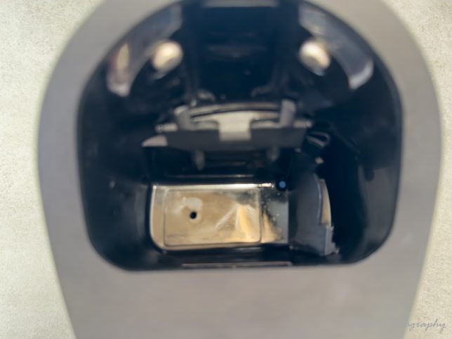 Braun シェーバー洗浄器 Type:54301 を上から見たところ