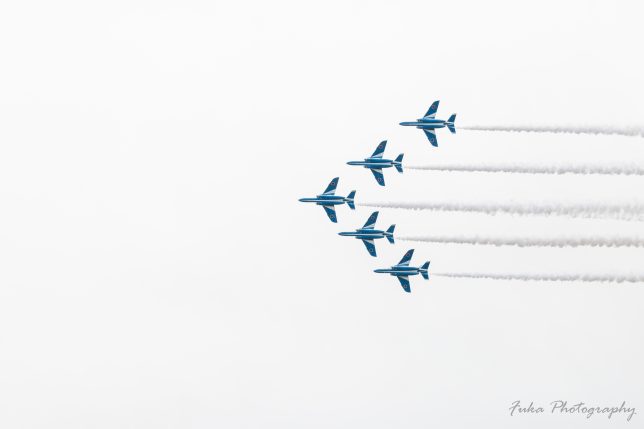 令和7年度入間航空祭 展示飛行 T-4 BLUE IMPULSE