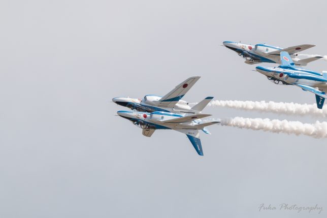令和7年度入間航空祭 展示飛行 T-4 BLUE IMPULSE