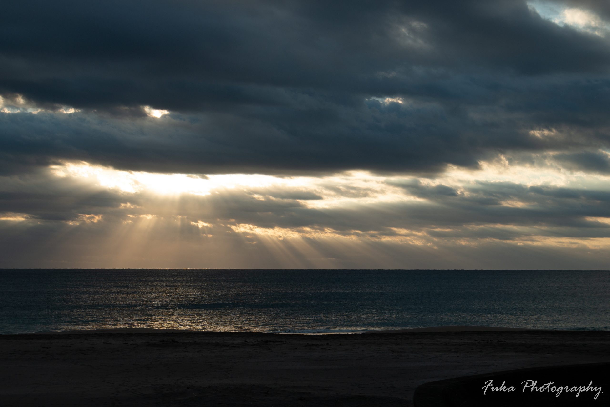 部原海岸初日の出