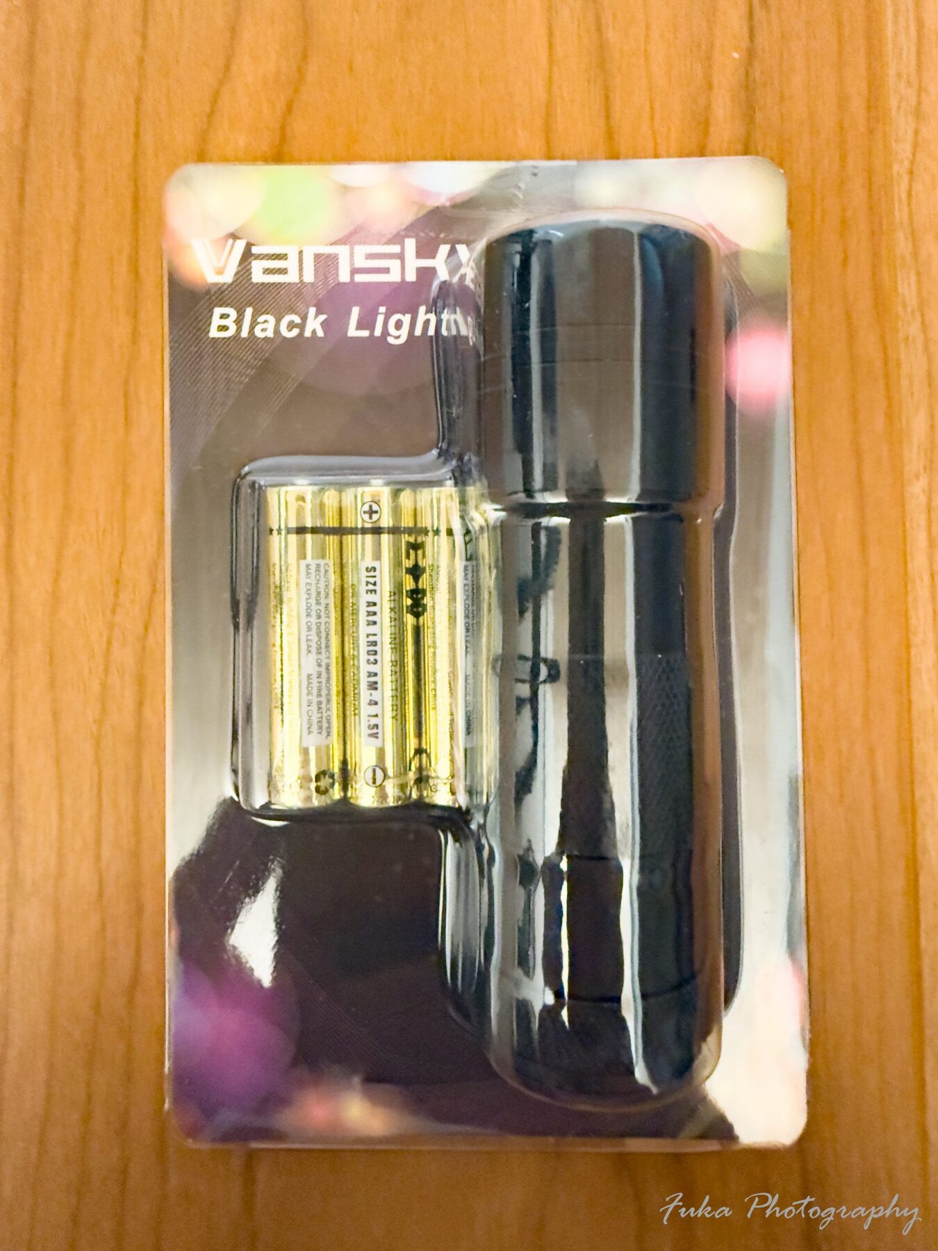 Vansky 「Black Light 12LED UVライト FBA_VS-FL01 JP」 パッケージ
