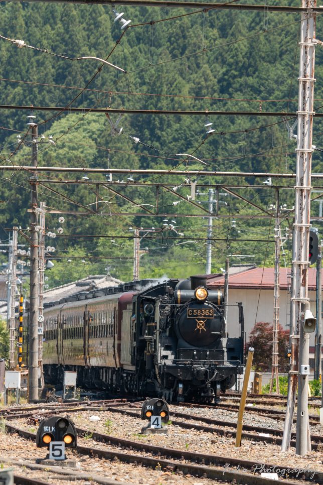 三峰口駅 SLパレオエクスプレス